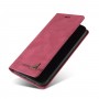 כיסוי עבור Xiaomi Redmi Note 12 Pro 4G כיסוי ארנק / ספר - בצבע יין אדום