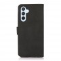 כיסוי עבור Samsung Galaxy A35 כיסוי ארנק / ספר - בצבע שחור