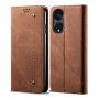 כיסוי עבור Oppo Reno8 T כיסוי ארנק / ספר - בצבע חום