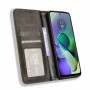 כיסוי עבור Motorola Moto G54 כיסוי ארנק / ספר - בצבע שחור