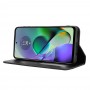 כיסוי עבור Motorola Moto G54 כיסוי ארנק / ספר - בצבע שחור