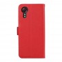 כיסוי עבור Samsung Galaxy Xcover7 כיסוי ארנק / ספר - בצבע אדום