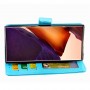 כיסוי עבור Samsung Galaxy Note20 Ultra 5G כיסוי ארנק / ספר - בצבע כחול