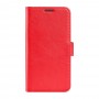 כיסוי עבור Xiaomi Redmi 13C כיסוי ארנק / ספר - בצבע אדום