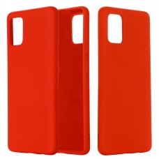 כיסוי עבור Samsung Galaxy A51 כיסוי צבעוני - בצבע אדום