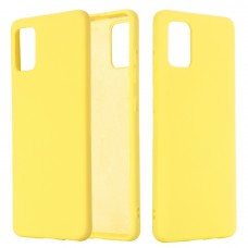 כיסוי עבור Samsung Galaxy A51 כיסוי צבעוני - בצבע צהוב
