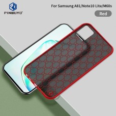 כיסוי עבור Samsung Galaxy Note10 Lite כיסוי צבעוני - בצבע אדום