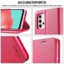 כיסוי עבור Samsung Galaxy A32 כיסוי ארנק / ספר - בצבע אדום