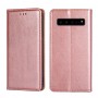 כיסוי עבור Samsung Galaxy S10 5G כיסוי ארנק / ספר - בצבע ורוד זהב