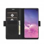 כיסוי עבור Samsung Galaxy S10+ כיסוי ארנק / ספר - בצבע שחור