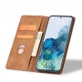 כיסוי עבור Samsung Galaxy S20 5G כיסוי ארנק / ספר - בצבע חום