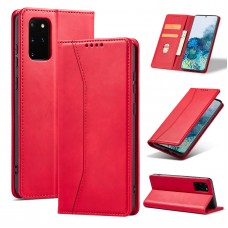 כיסוי עבור Samsung Galaxy S20+ 5G כיסוי ארנק / ספר - בצבע אדום