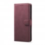 כיסוי עבור Samsung Galaxy S21+ 5G כיסוי ארנק / ספר - בצבע יין אדום