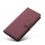 כיסוי עבור Samsung Galaxy S21+ 5G כיסוי ארנק / ספר - בצבע יין אדום