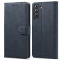 כיסוי עבור Samsung Galaxy S21 Ultra 5G כיסוי ארנק / ספר - בצבע כחול כהה