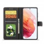 כיסוי עבור Samsung Galaxy S21 FE 5G כיסוי ארנק / ספר - בצבע שחור