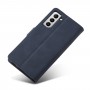כיסוי עבור Samsung Galaxy S21 FE 5G כיסוי ארנק / ספר - בצבע כחול כהה