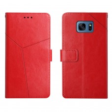 כיסוי עבור Samsung Galaxy S7 כיסוי ארנק / ספר - בצבע אדום