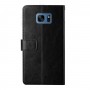 כיסוי עבור Samsung Galaxy S7 כיסוי ארנק / ספר - בצבע שחור