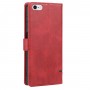 כיסוי עבור Apple iPhone 8 כיסוי ארנק / ספר - בצבע אדום