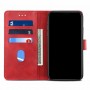 כיסוי עבור Huawei P40 lite כיסוי ארנק / ספר - בצבע אדום