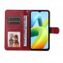 כיסוי עבור Xiaomi Redmi A1+ כיסוי ארנק / ספר - בצבע אדום