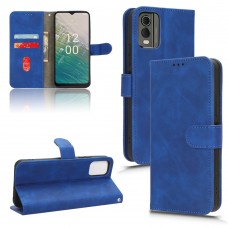 כיסוי עבור Nokia C32 כיסוי ארנק / ספר - בצבע כחול
