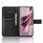 כיסוי עבור Oppo Reno10 כיסוי ארנק / ספר - בצבע שחור