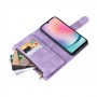 כיסוי עבור Samsung Galaxy A24 4G כיסוי ארנק / ספר - בצבע סגול