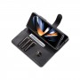 כיסוי עבור Samsung Galaxy Z Fold4 כיסוי ארנק / ספר - בצבע שחור