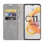 כיסוי עבור Realme C11 (2021) כיסוי ארנק / ספר - בצבע אפור