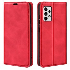כיסוי עבור Samsung Galaxy A33 5G כיסוי ארנק / ספר - בצבע אדום