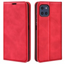 כיסוי עבור Samsung Galaxy A03 כיסוי ארנק / ספר - בצבע אדום
