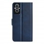 כיסוי עבור Oppo A96 כיסוי ארנק / ספר - בצבע כחול כהה