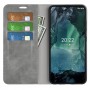 כיסוי עבור Nokia G21 כיסוי ארנק / ספר - בצבע אפור