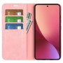 כיסוי עבור Xiaomi 12 Lite כיסוי ארנק / ספר - בצבע ורוד