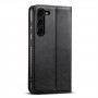 כיסוי עבור Samsung Galaxy S23 FE כיסוי ארנק / ספר - בצבע שחור