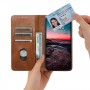 כיסוי עבור Samsung Galaxy Note20 Ultra כיסוי ארנק / ספר - בצבע חום
