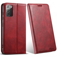 כיסוי עבור Samsung Galaxy Note20 5G כיסוי ארנק / ספר - בצבע אדום