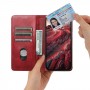 כיסוי עבור Samsung Galaxy Note20 5G כיסוי ארנק / ספר - בצבע אדום