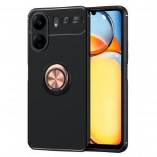 כיסוי עבור Xiaomi Redmi 13C כיסוי צבעוני - בצבע שחור+זהב