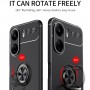כיסוי עבור Xiaomi Redmi 13C כיסוי צבעוני - בצבע שחור+זהב