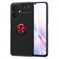 כיסוי עבור Xiaomi Redmi 13C 5G כיסוי צבעוני - בצבע שחור+אדום