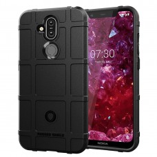 כיסוי עבור Nokia 8.1 (Nokia X7) כיסוי צבעוני - בצבע שחור
