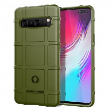 כיסוי עבור Samsung Galaxy S10 5G כיסוי צבעוני - בצבע צבא ירוק