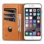 כיסוי עבור Apple iPhone 6 כיסוי ארנק / ספר - בצבע שחור
