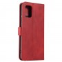 כיסוי עבור Samsung Galaxy A51 כיסוי ארנק / ספר - בצבע אדום