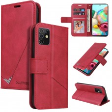 כיסוי עבור Samsung Galaxy Note10 Lite כיסוי ארנק / ספר - בצבע אדום