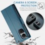 כיסוי עבור Oppo Reno10 Pro כיסוי ארנק / ספר - בצבע כחול