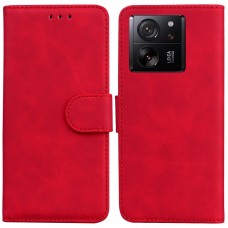 כיסוי עבור Xiaomi 13T Pro כיסוי ארנק / ספר - בצבע אדום